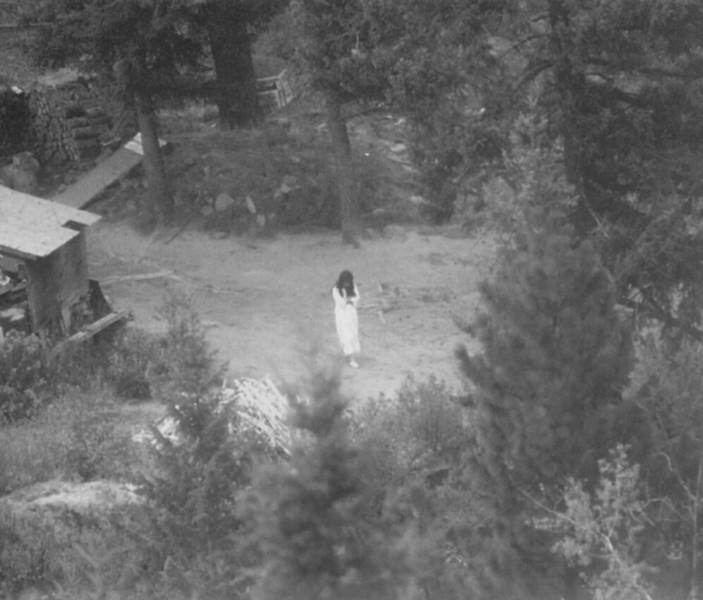 This is the last photograph of Vicki Weaver before she was killed by an FBI sniper 22 Aug 1992 in the Ruby Ridge standoff
